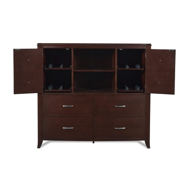 Modus Bedroom Brighton Media Chest In Cinnamon BR1589