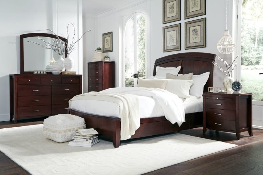 Modus Bedroom Brighton Wood Storage Bed In Cinnamon BR15D3
