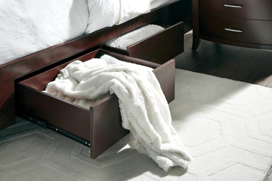 Modus Bedroom Brighton Wood Storage Bed In Cinnamon BR15D3