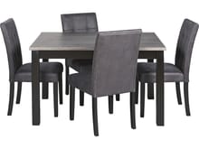 Ashley Dining Room Garvine Dining Table and Chairs (Set of 5) D161-225