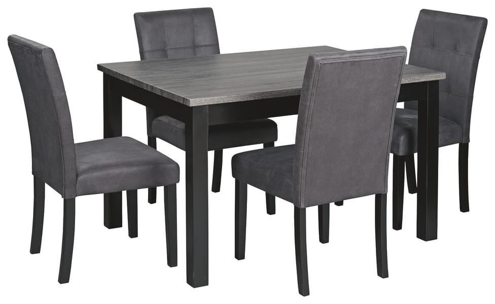 Ashley Dining Room Garvine Dining Table and Chairs (Set of 5) D161-225