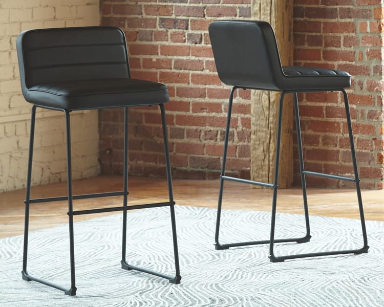 Ashley Bar and Game Room Nerison Bar Height Bar Stool (QTY 2) D225-130