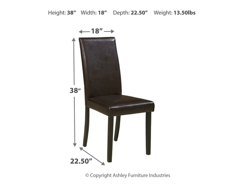 Ashley Dining Room Dining UPH Side Chair (QTY 2) D250-02