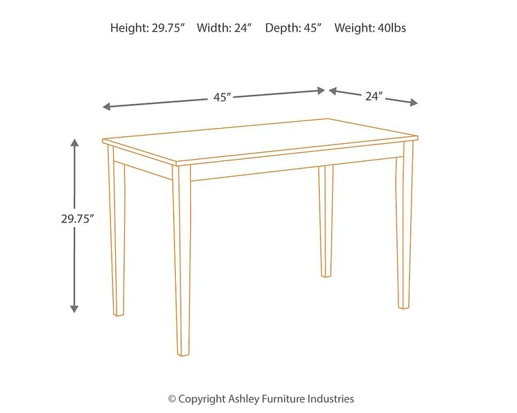 Ashley Dining Room Kimonte Dining Table D250-25
