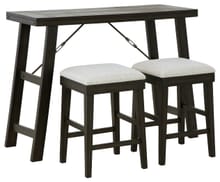 Dining Room Noorbrook Counter Height Dining Table and Bar Stools (Set of 3)