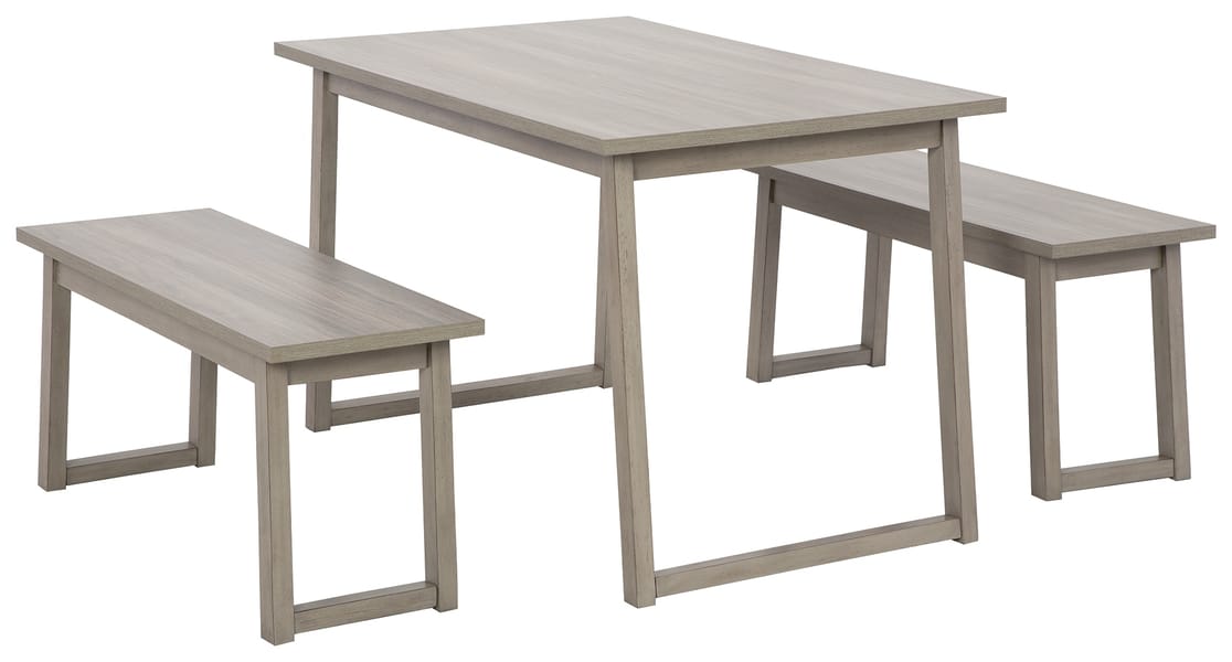 Ashley Dining Room Loratti Dining Table and Benches (Set of 3) D261-125