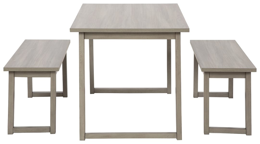 Ashley Dining Room Loratti Dining Table and Benches (Set of 3) D261-125