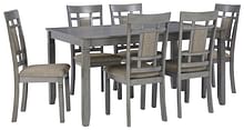 Ashley Dining Room Jayemyer Dining Table and Chairs (Set of 7) D368-425