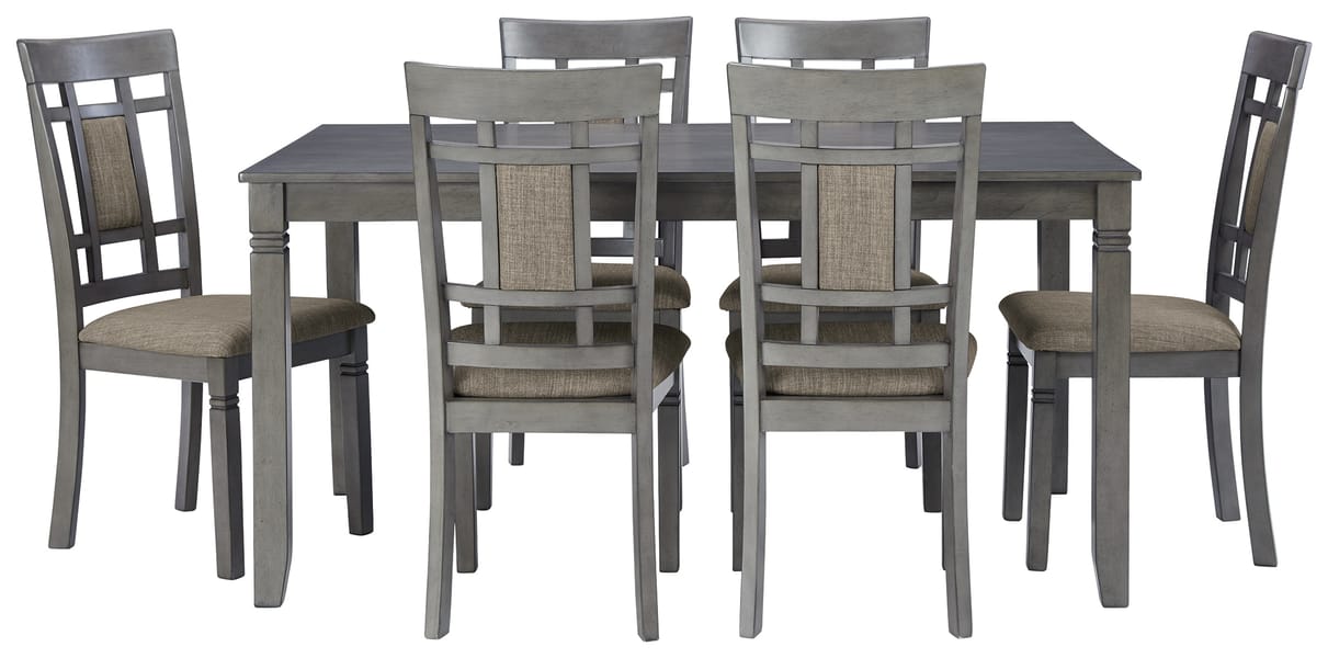 Ashley Dining Room Jayemyer Dining Table and Chairs (Set of 7) D368-425