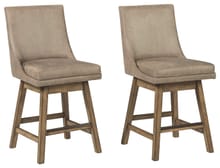 Ashley Bar and Game Room Tallenger Counter Height Bar Stool (QTY 2) D380-524