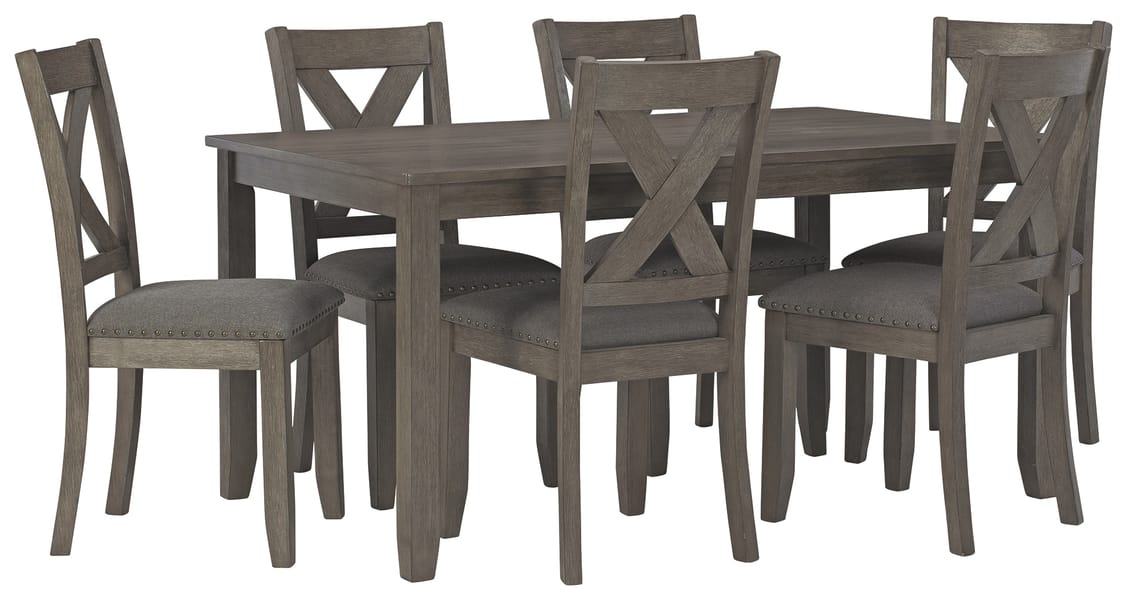 Caitbrook Dining Table and 6 Chairs Set