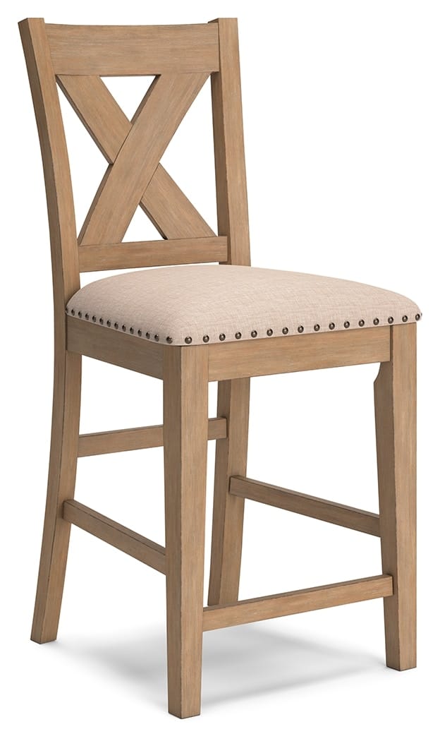 Ashley Bar and Game Room Sanbriar Counter Height Bar Stool D393-124