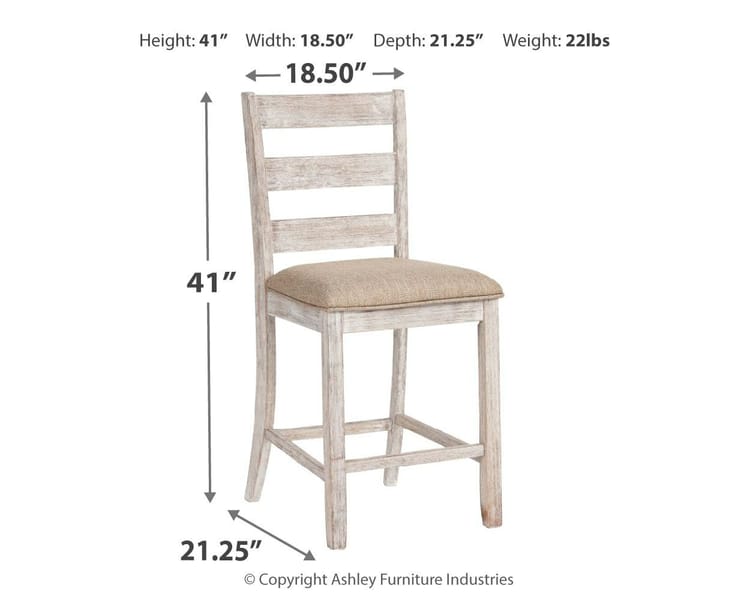 Ashley Bar and Game Room Upholstered Barstool (QTY 2) D394-124