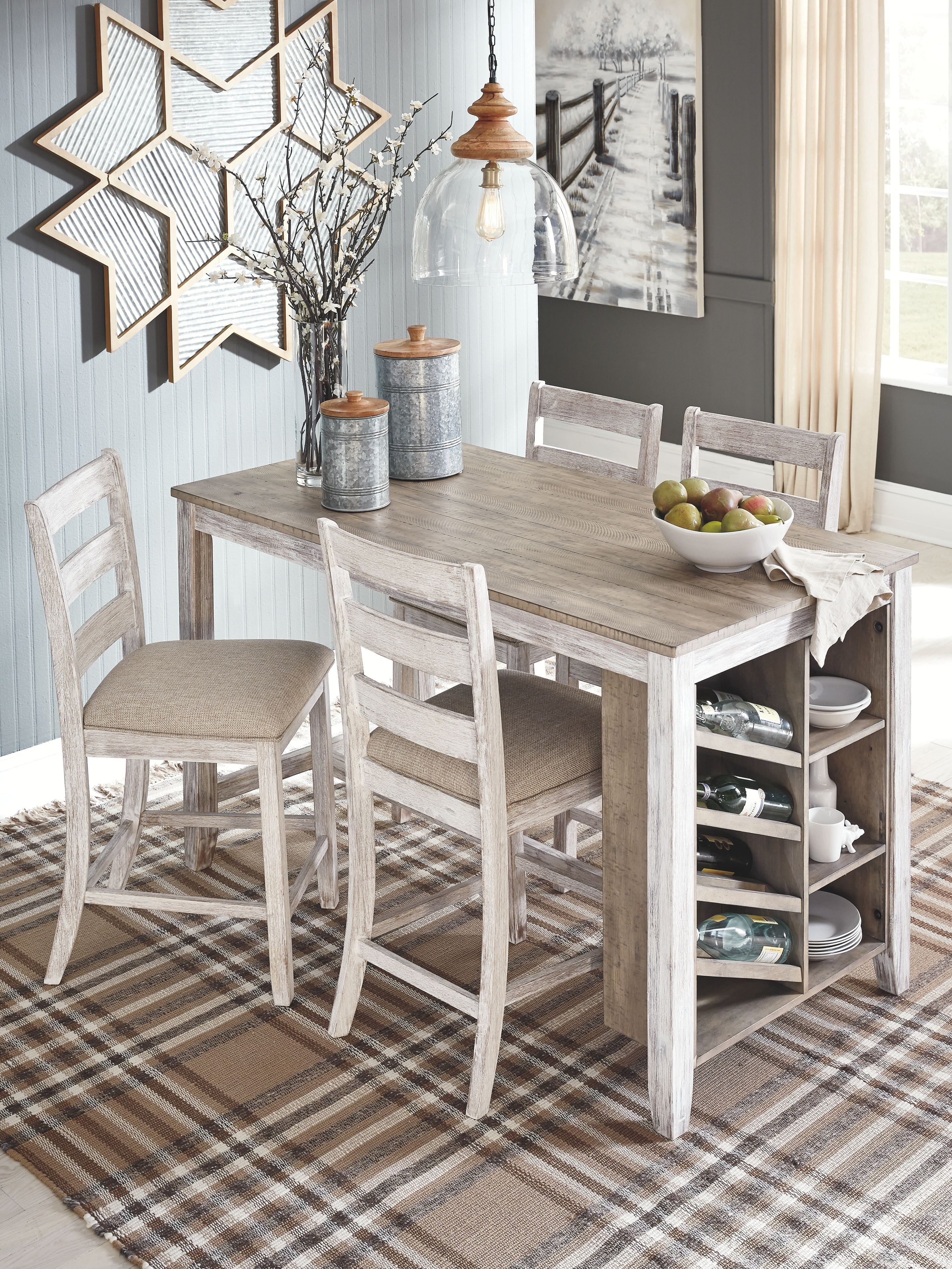 Ashley Dining Room Skempton Counter Height Dining Table D394-32