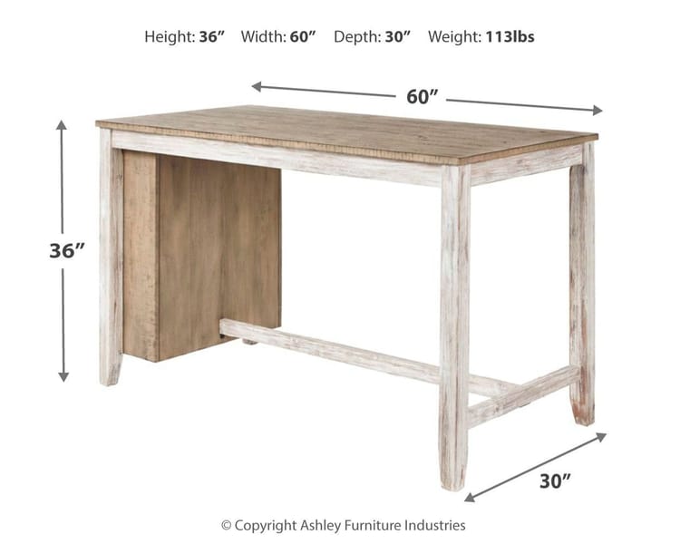 Ashley Dining Room Skempton Counter Height Dining Table D394-32