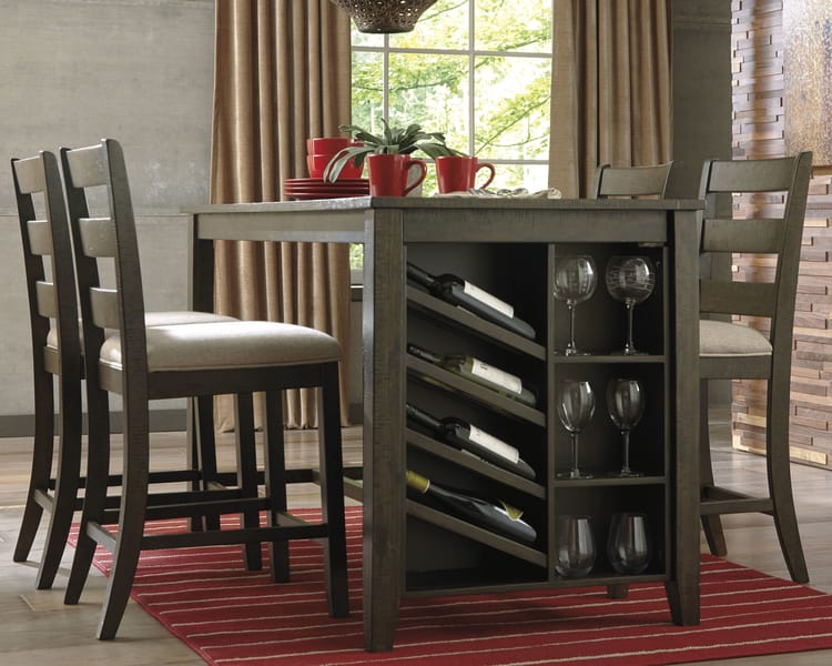 Ashley Bar and Game Room Rokane Counter Height Bar Stool (QTY 2) D397-124