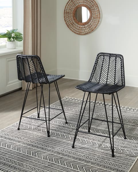 Ashley Bar and Game Room Angentree Counter Height Bar Stool D434-124