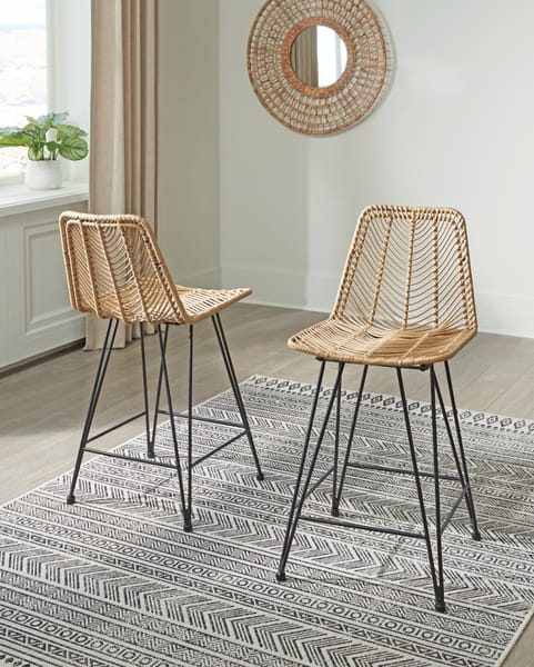 Ashley Bar and Game Room Angentree Counter Height Bar Stool D434-224