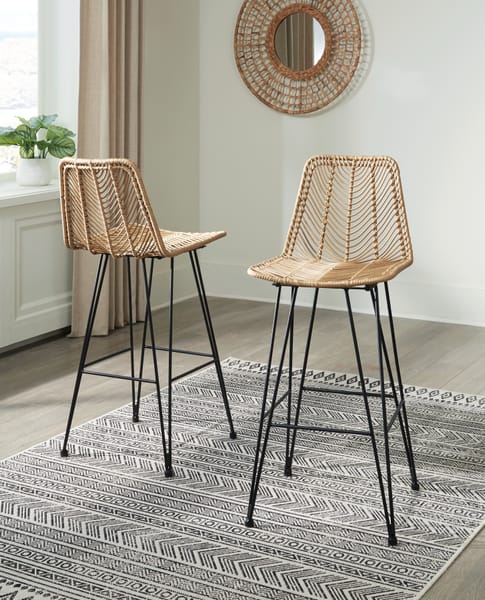 Ashley Bar and Game Room Angentree Bar Height Bar Stool D434-230