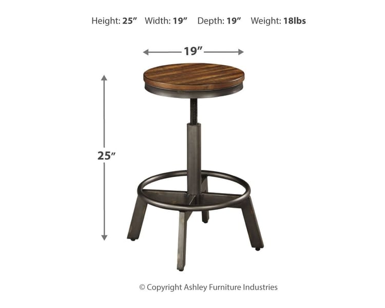 Ashley Bar and Game Room Stool (QTY 2) D440-024