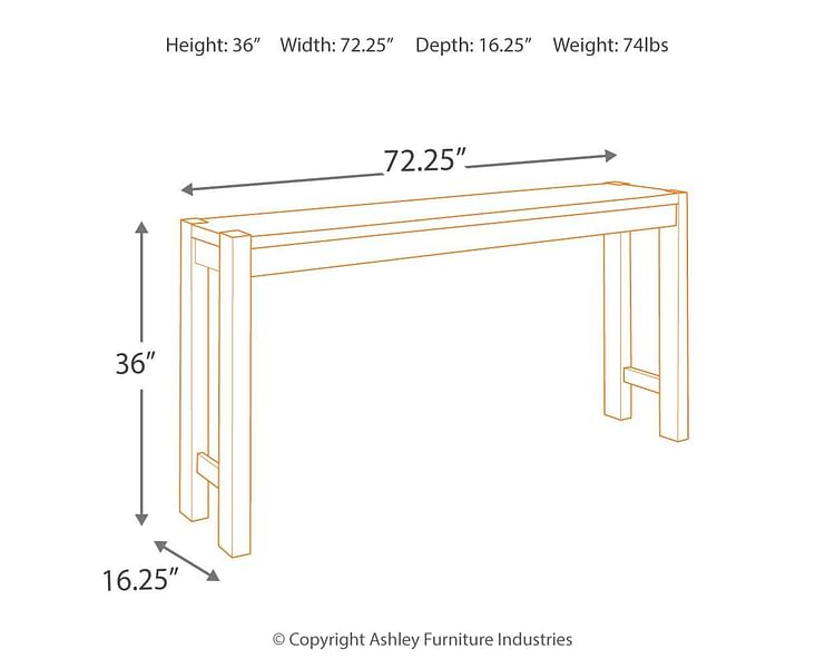 Ashley Dining Room Torjin Counter Height Dining Table D440-52