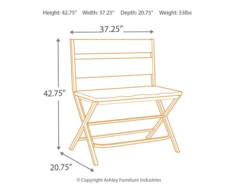 Ashley Bar and Game Room Double Barstool (1/CN) D469-323