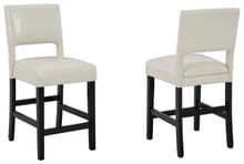 Ashley Bar and Game Room Leektree Counter Height Bar Stool D470-324