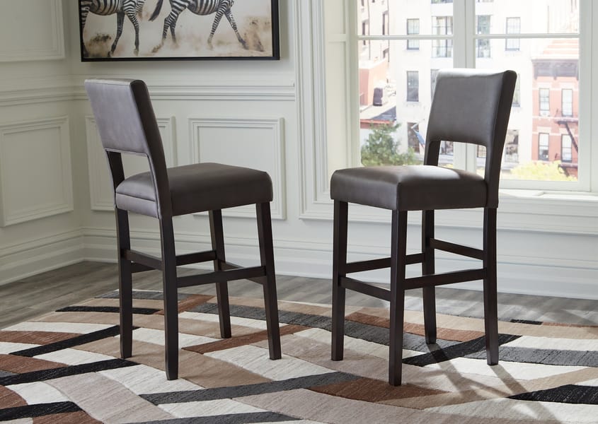 Ashley Bar and Game Room Leektree Bar Height Bar Stool D470-430
