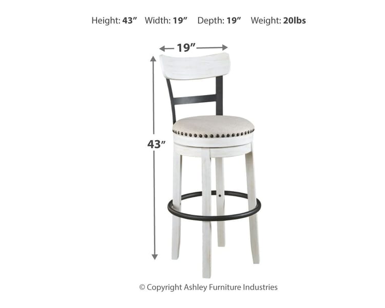 Bar and Game Room Tall UPH Swivel Barstool
