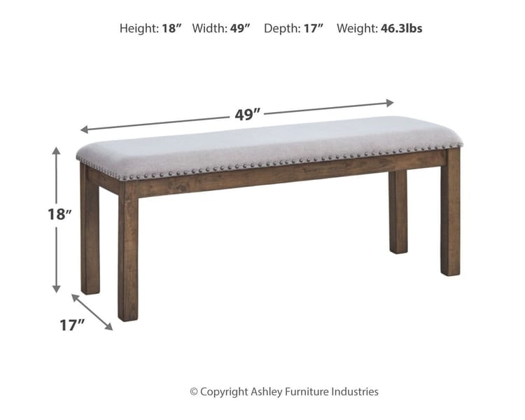Ashley Dining Room Moriville Dining Bench D631-00