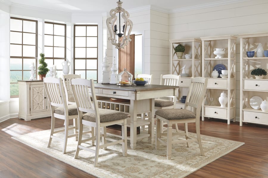 Ashley Bar and Game Room Bolanburg Counter Height Bar Stool (QTY 2) D647-124