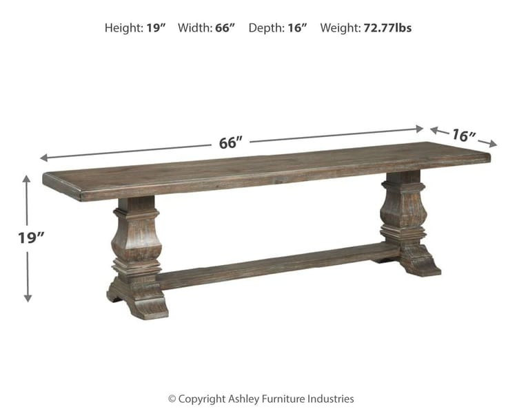 Ashley Dining Room Wyndahl Dining Bench D813-00