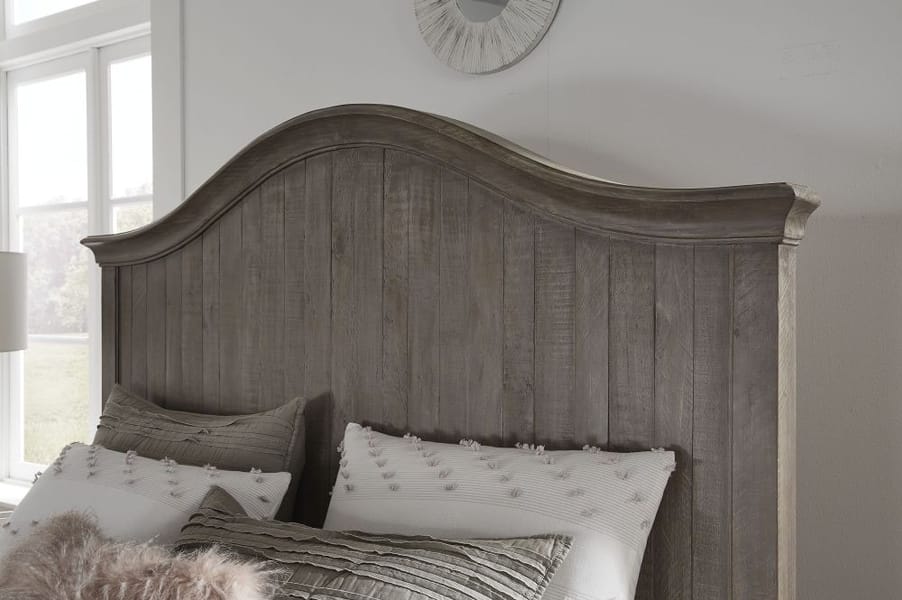 Modus Bedroom Ella Solid Wood Crown Bed In Camel 2G38B7