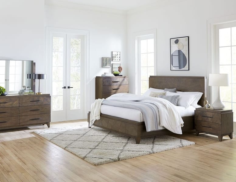 Modus Accessories Broderick Dresser Mirror In Wild Oats Brown EQY683