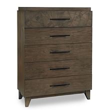 Modus Bedroom Broderick Five-Drawer Chest In Wild Oats Brown EQY684