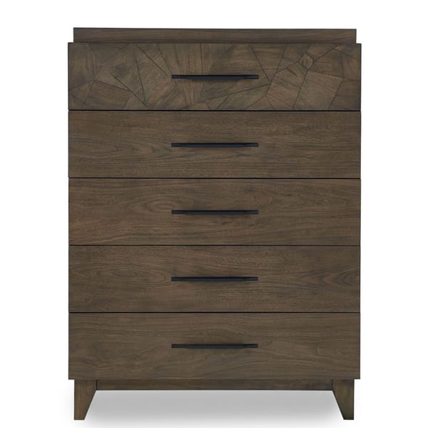 Modus Bedroom Broderick Five-Drawer Chest In Wild Oats Brown EQY684