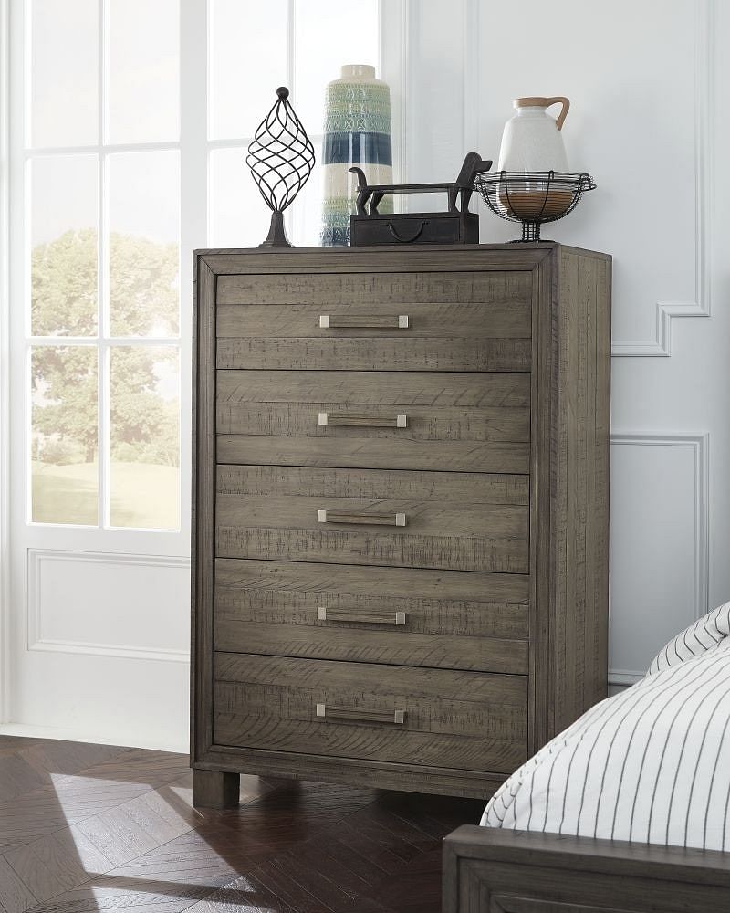 Modus Bedroom William Five-Drawer Chest In Dusty Dawn FYBV84