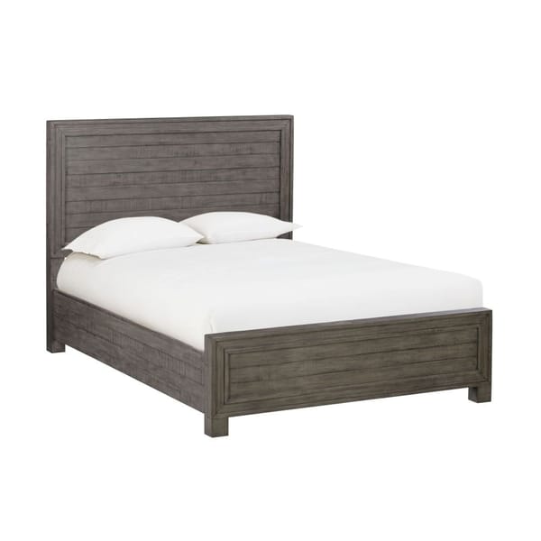 Modus Bedroom William Solid Wood Panel Bed In Dusty Dawn FYBVA5