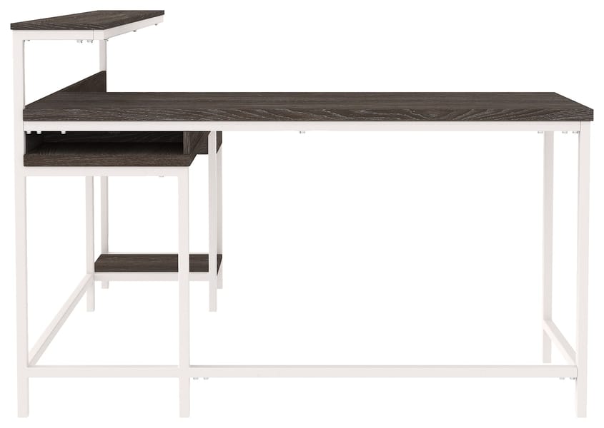 Ashley Home Office Dorrinson Home Office L-Desk with Storage H287-24