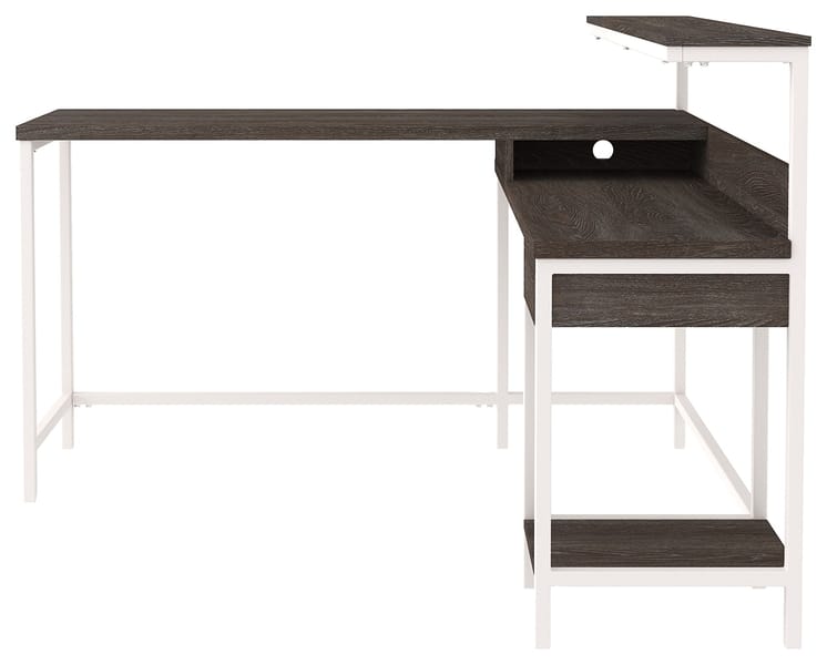 Ashley Home Office Dorrinson Home Office L-Desk with Storage H287-24