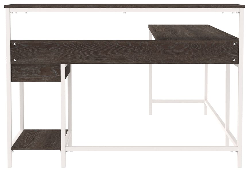Ashley Home Office Dorrinson Home Office L-Desk with Storage H287-24