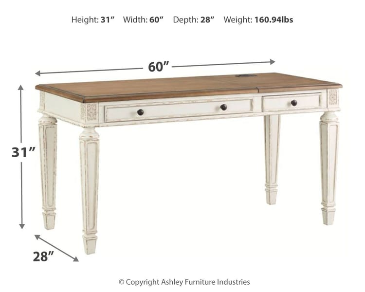 Ashley Home Office Realyn Home Office Lift Top Desk H743-134