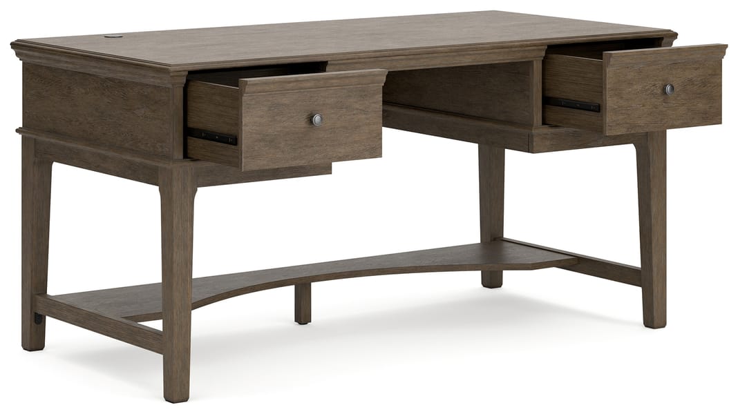 Ashley Home Office Janismore Home Office Storage Leg Desk H776-26
