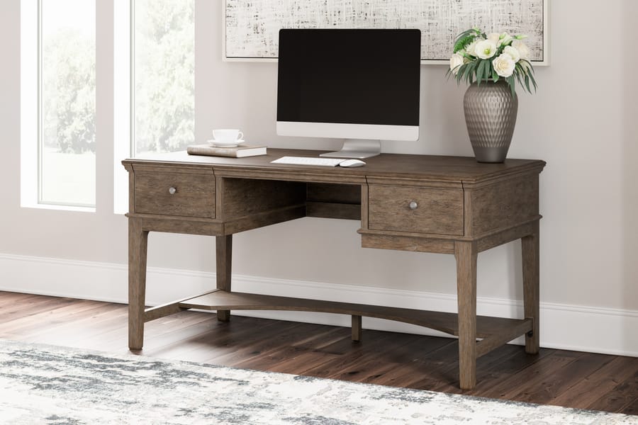 Ashley Home Office Janismore Home Office Storage Leg Desk H776-26