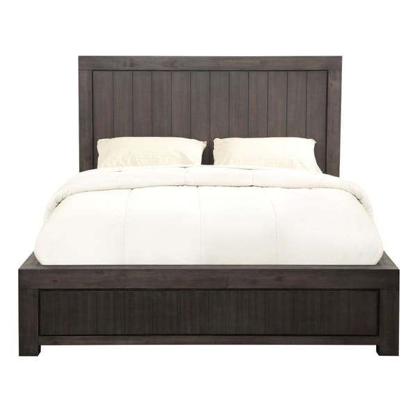 Modus Bedroom Heath Wood Platform Bed In Basalt Grey 3H57F4