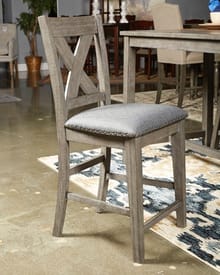 Ashley Dining Room Upholstered Barstool (QTY 2) D388-124