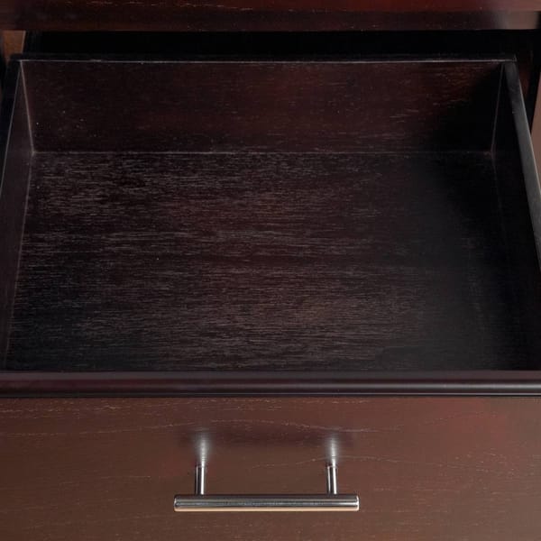 Modus Bedroom Nevis Charging Station Nightstand In Espresso NV2381P