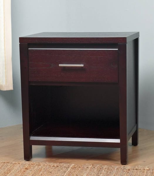 Modus Bedroom Nevis Charging Station Nightstand In Espresso NV2381P