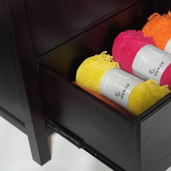 Modus Bedroom Nevis Five Drawer Chest In Espresso NV2384