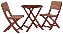 Ashley Outdoor/Patio Safari Peak Outdoor Table and Chairs (Set of 3) P201-049